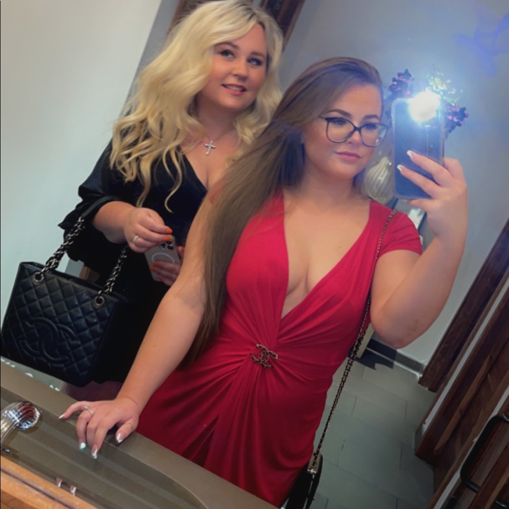 Red dress